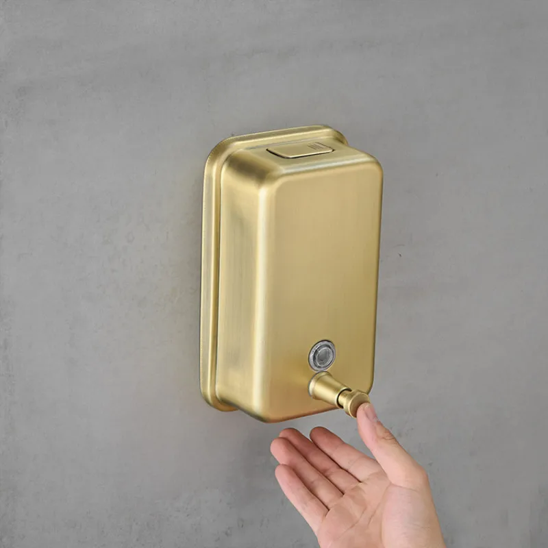 

Настенный антикварный дозатор мыла для ванной комнаты, настенный дозатор из нержавеющей стали, аксессуары для отелей