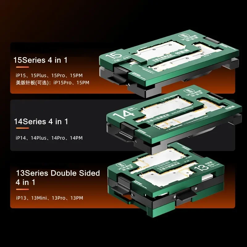 YCS iSocket Motherboard Test Fixture For IP X-16 Pro Max US Version Logic Board Middle Layer Radio Frequency Function Tester