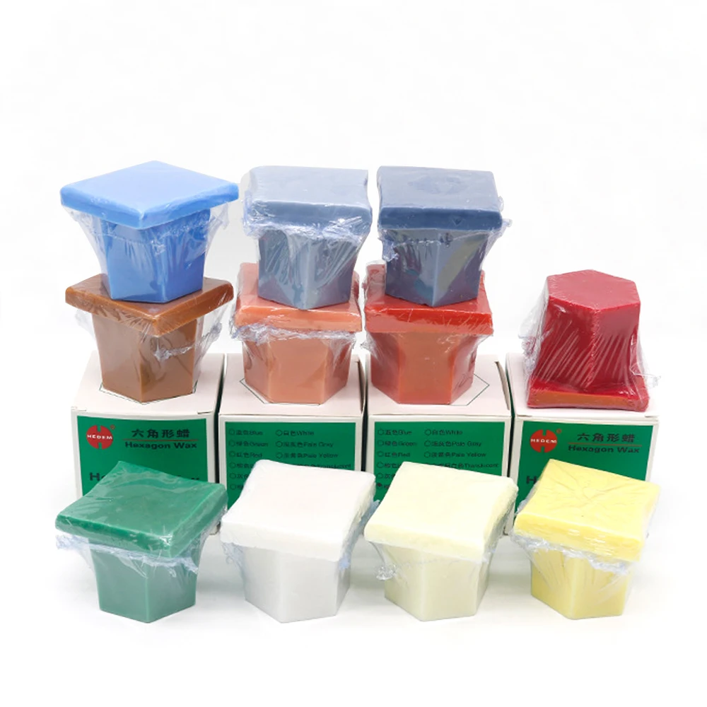 2pcs Colorful Dental Pattern and Processing Waxes Inlay Casting Wax Block for Making Tooth Crown