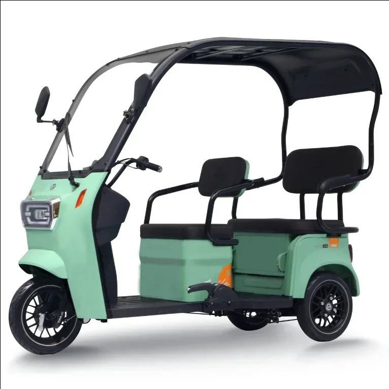 High Quality Electric Passenger Tricycle Chinese Tricycle Adult With Roof