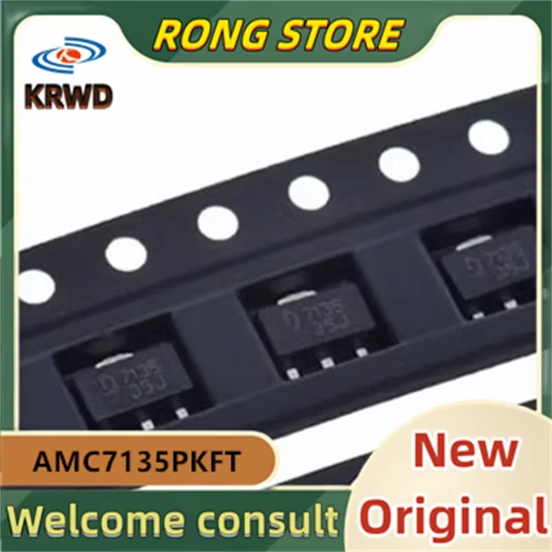 10PCS L7135 ใหม่และต้นฉบับชิป IC AMC7135PKFT AMC7135 SOT-89
