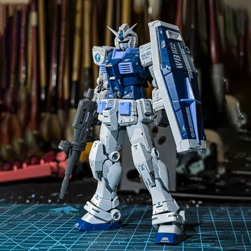 In Stock Changlong 5501 Rx-78-2 RG 1/144 Ver 2.0 Assembly Model Kit Base Color Rx 78 2 Movable Joints Robot Models Kids Gift