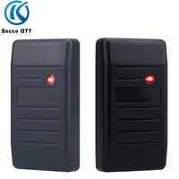 Lector de tarjetas RFHID impermeable para exteriores 125KHZ Wiegand 26-37 salida de formato adaptable RS485 RS232 comunicación de nivel TTL pequeño oculto