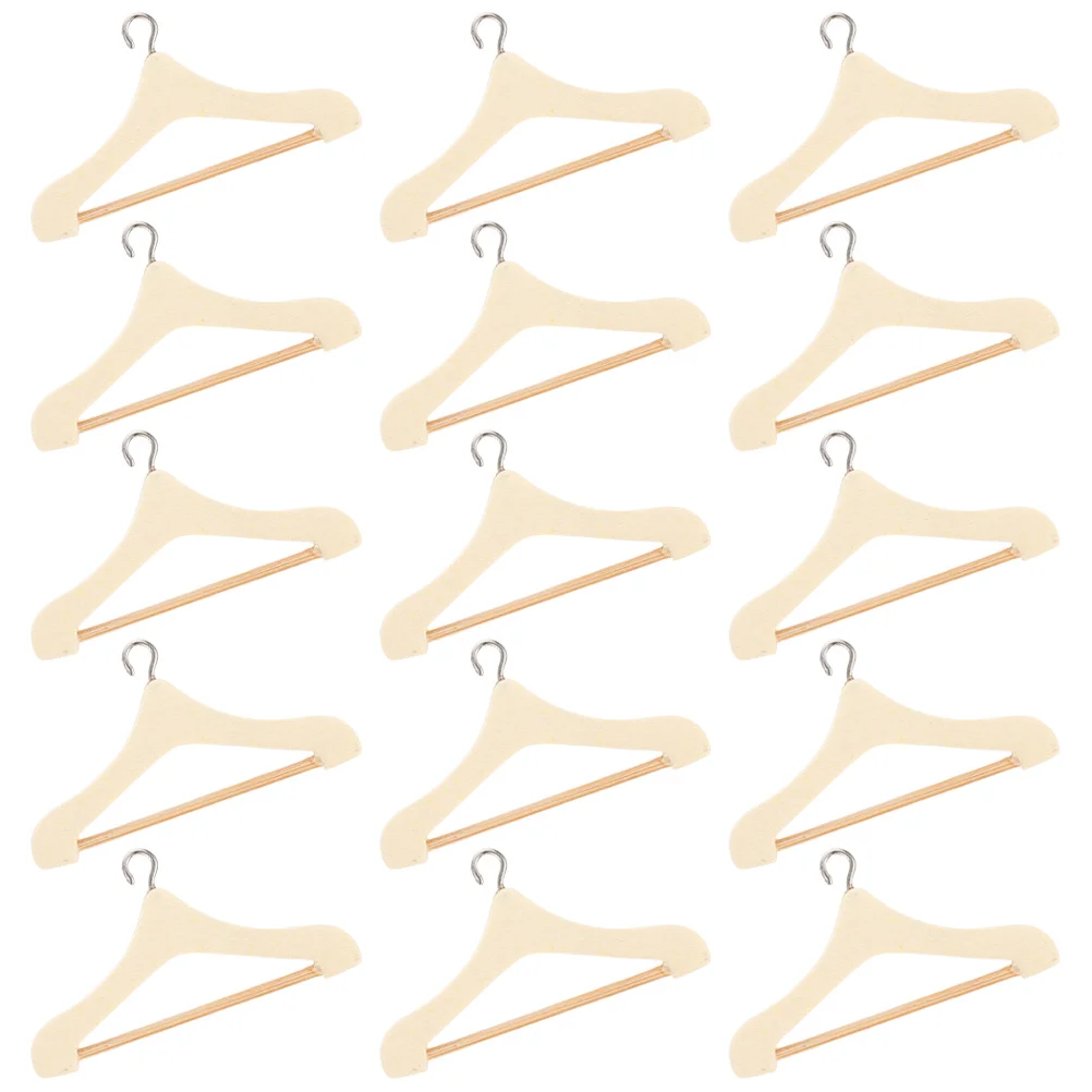 

Clothes Mini Simulation Hanger Hanging Hangers Clothing Wardrobe Baby Coat