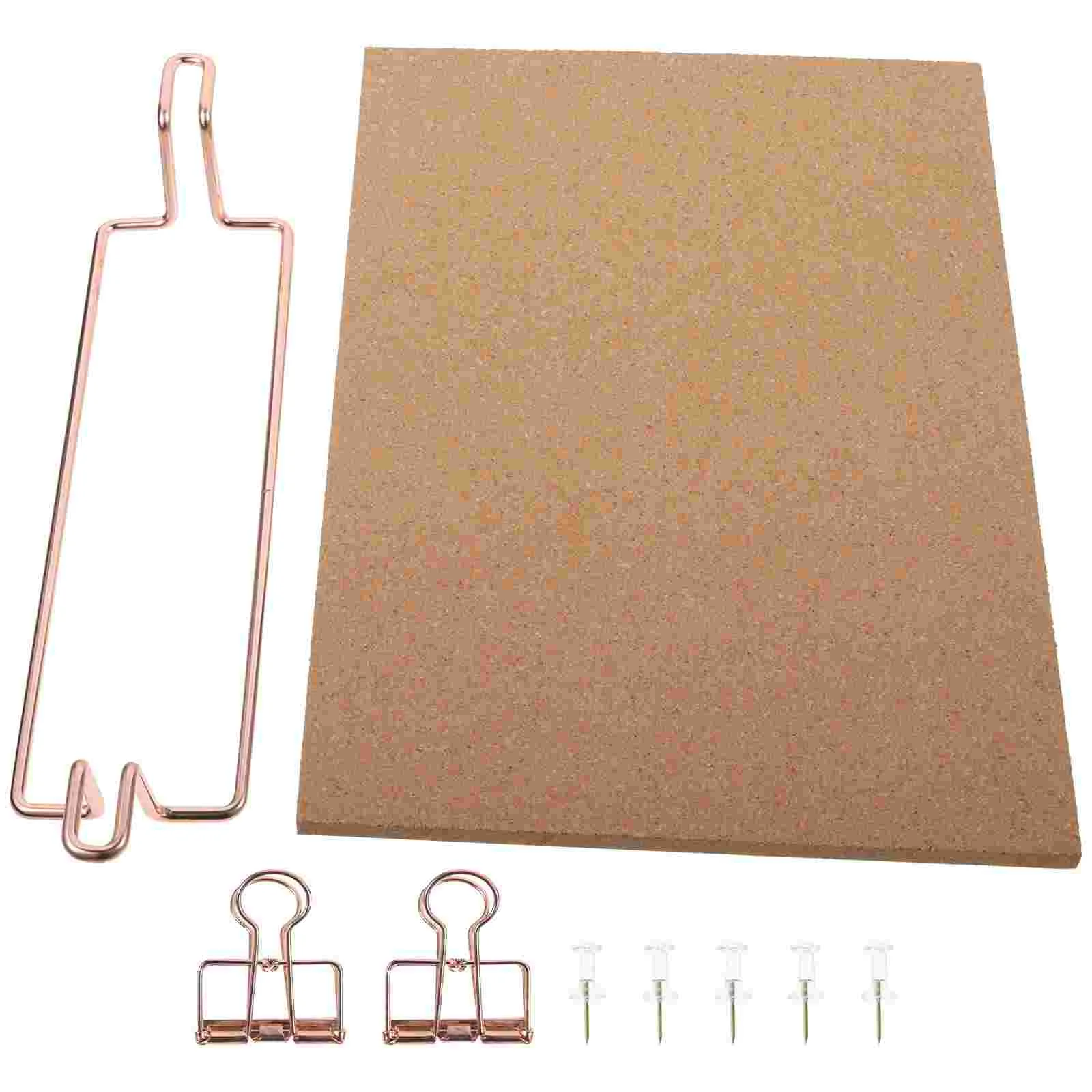 Message Board Cork Office Note Photo Wall Display Bracket Bulletin Boards for Desk Small