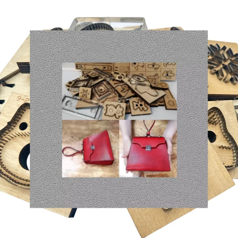 Round Shoulder Crossbody Bag Cutting Die Wooden High Hardness Steel Mold DIY Leather Craft Tool