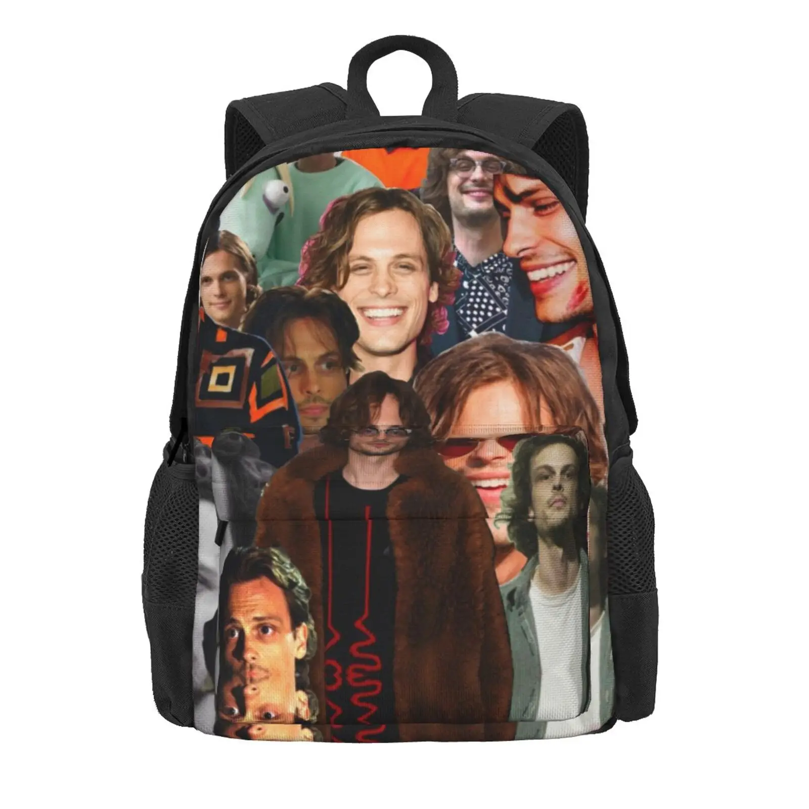 Matthew Gray Gubler Collage Hot Sale Schoolbag Backpack Fashion Bags Mgg Matthew Gray Gubler Collage