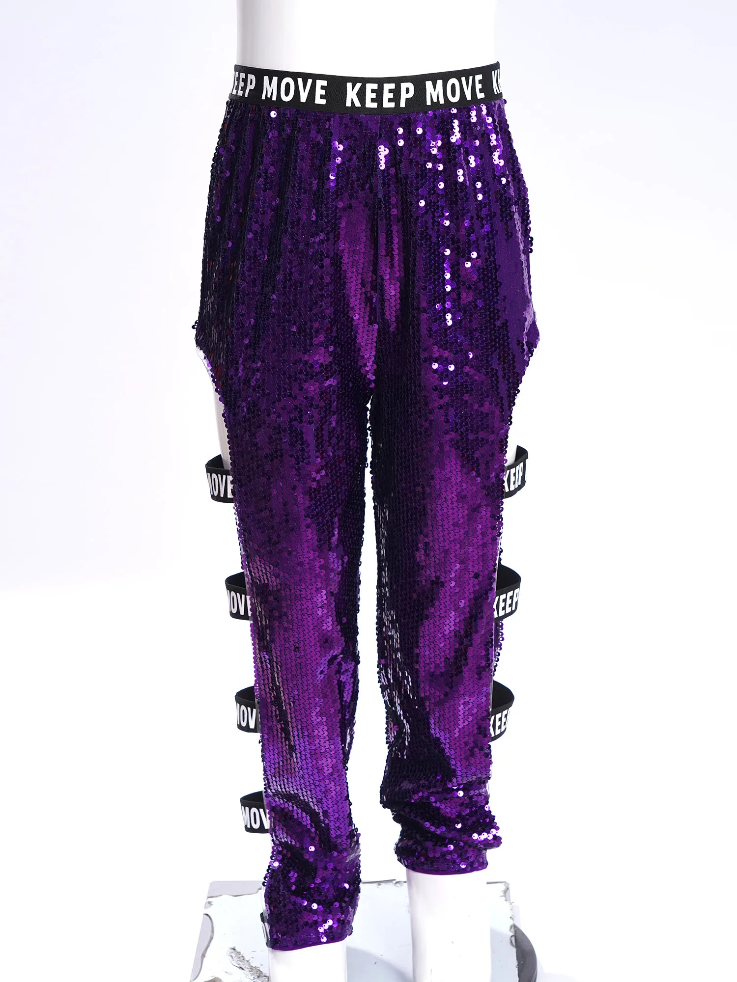 Conjunto de ropa de baile de Jazz para niños y niñas, chaleco de lentejuelas de Hip Hop, Tops, chaqueta y pantalones, traje de espectáculo de pasarela, traje de escenario de baile callejero fresco