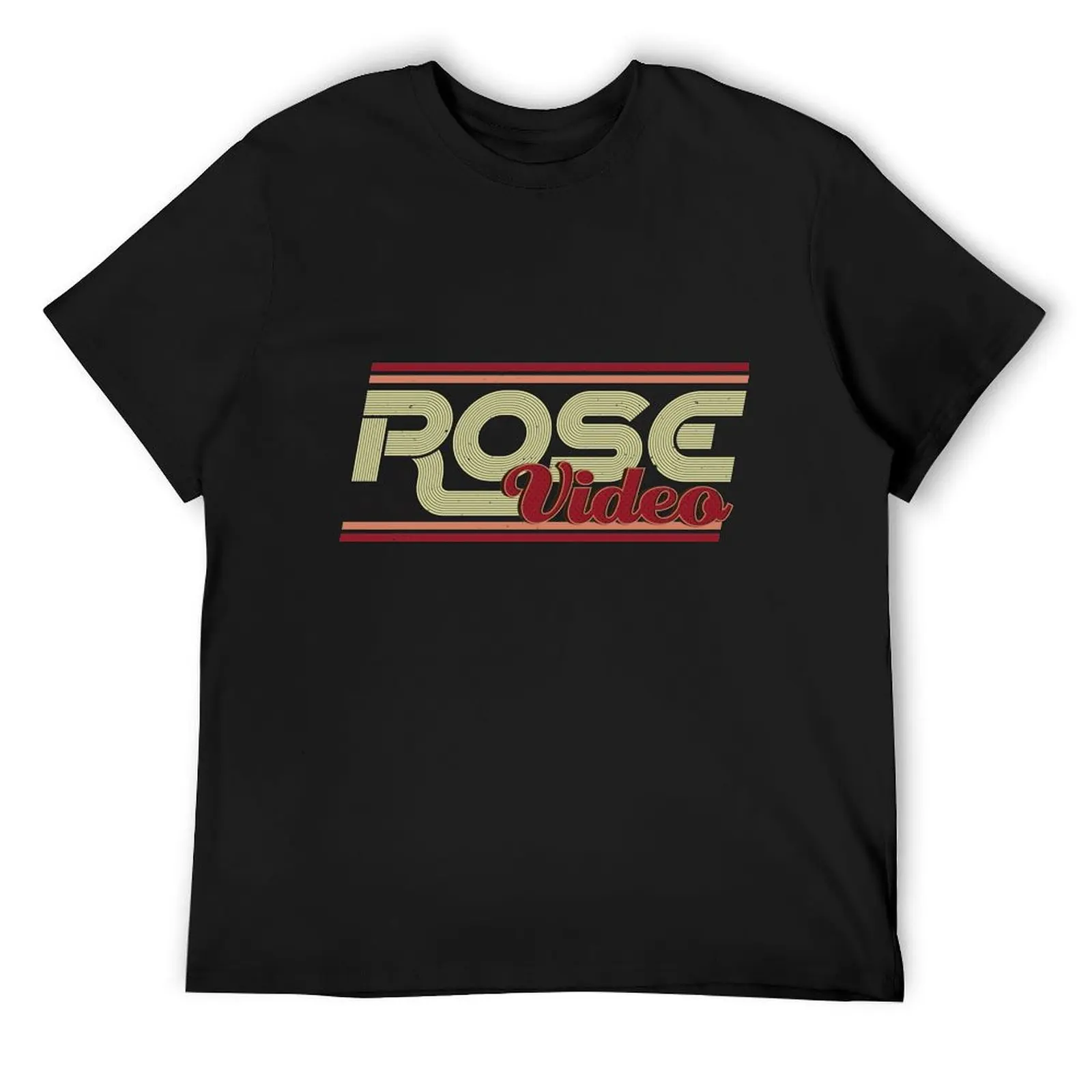 

Rose Video T-Shirt tops shirts graphic tee blue archive mens plain t shirts