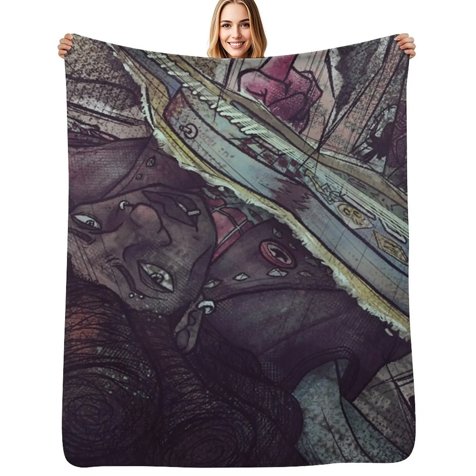 

Hobie Brown Throw Blanket Hairy heavy to sleep Sofa Quilt Blanket