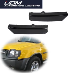 For 2002 2003 2004 Nissan Xterra Smoked Lens Front Bumper Side Marker Parking Light Cover Shells No Bulb/Socket Car Accessories