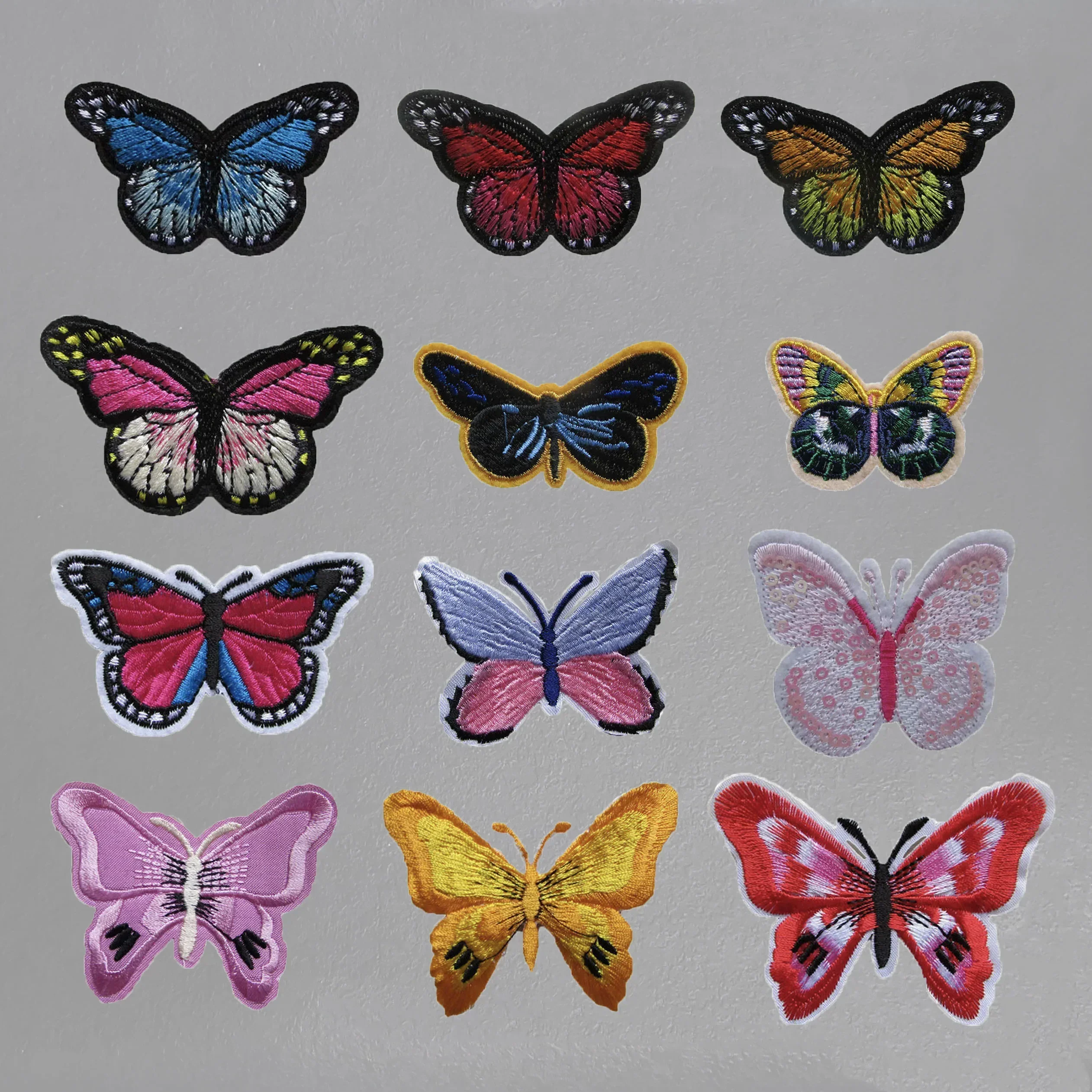 high quality sequins cute Cartoon small butterfly hot melt adhesive ironing bag clothing sewing DIY Excipients Accessories