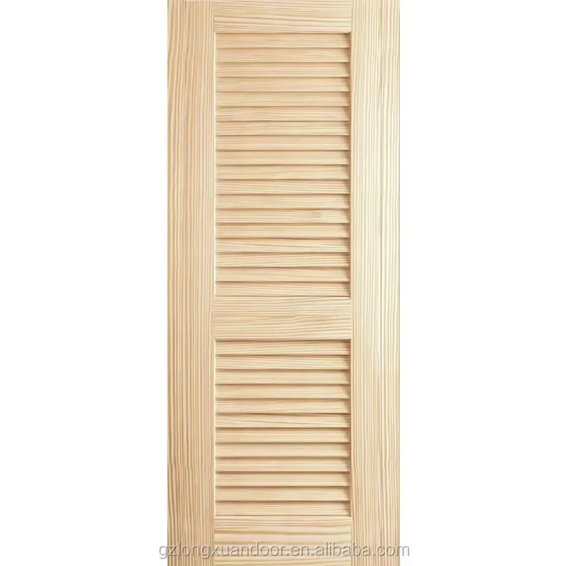 Custom Made Solid Wood Horizontal Plantation Shutter Blinds Eco-Friendly Easy Clean Modern Square Design Kitchen Bathroom