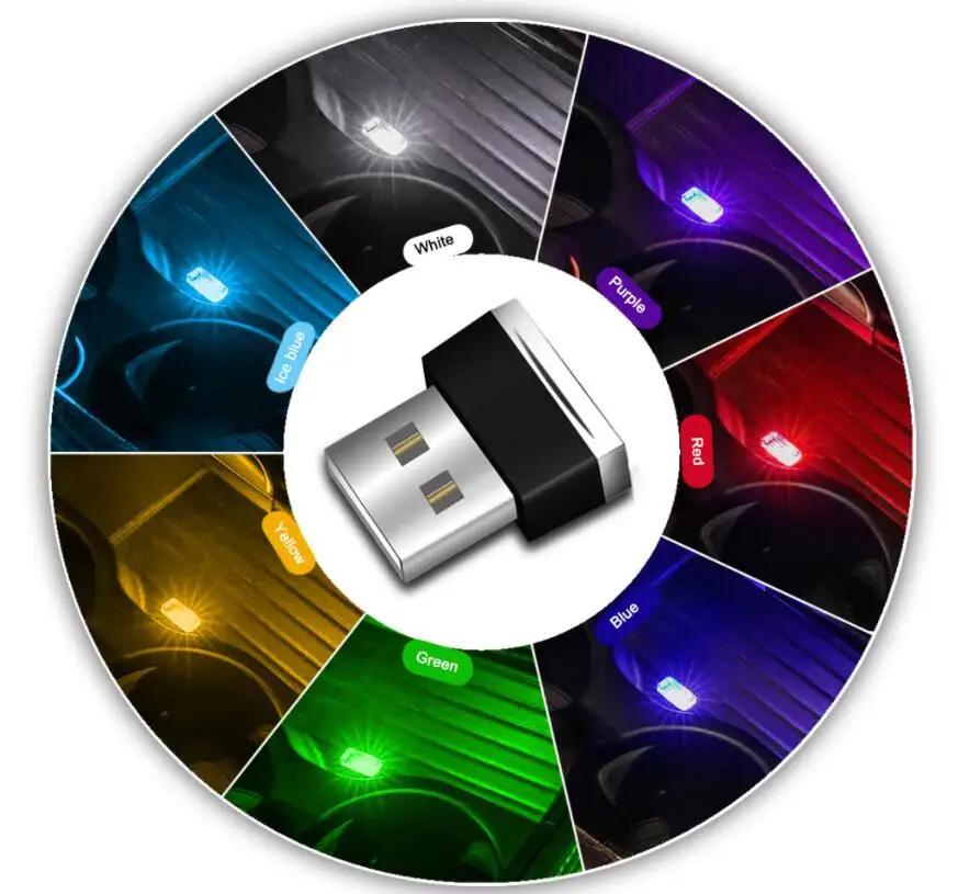 

Mini LED headlights car interior for Subaru Forest Human Lion XV Impreza WRX WRC Outback