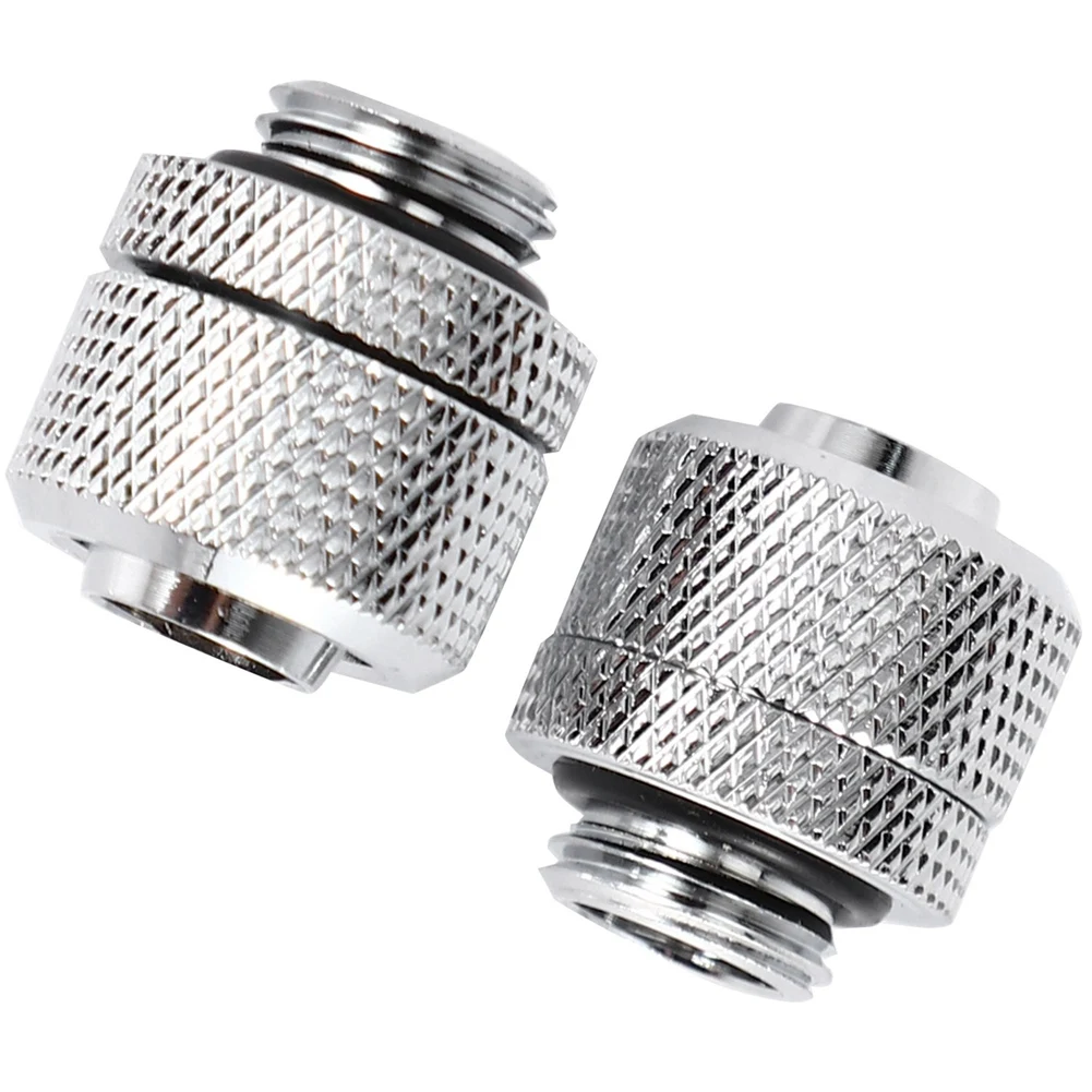 

4Pcs Water Cooling Fittings G1/4 External Thread Pagoda For 9.5X12.7Mm Soft Tube Computer Cooling System Silver