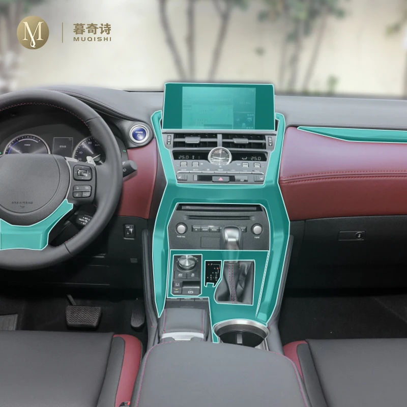 For Lexus NX 200 300h 2015-2021car Interior Center console transparent car suit PPF-TPU protective film Anti-scratch Accessories