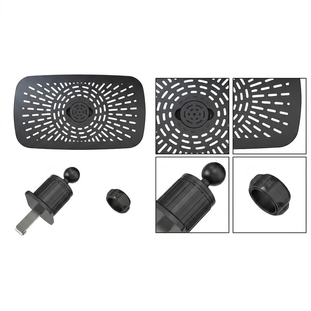 Rotatable Car Vent Deflector That Enables Exact Airflow Positioning for Driver and Front Seat Passenger For Comfort