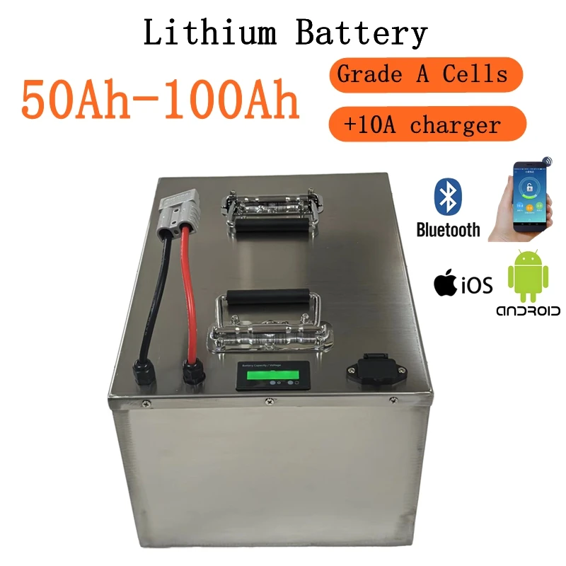 

Lithium ion Battery 84V 50Ah 60Ah 80Ah 100Ah with Bluetooth BMS 23S for 2KW 4KW 5KW 8KW Two Wheeler Four Wheeler Mini Car EV