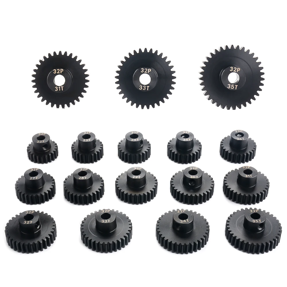 PYFORE 0.8 معامل 32DP 5 مللي متر القطر الداخلي محرك الأسنان 11T-35T التحكم عن بعد نموذج محرك السيارة الأسنان 45 # محرك فولاذي خاص #2