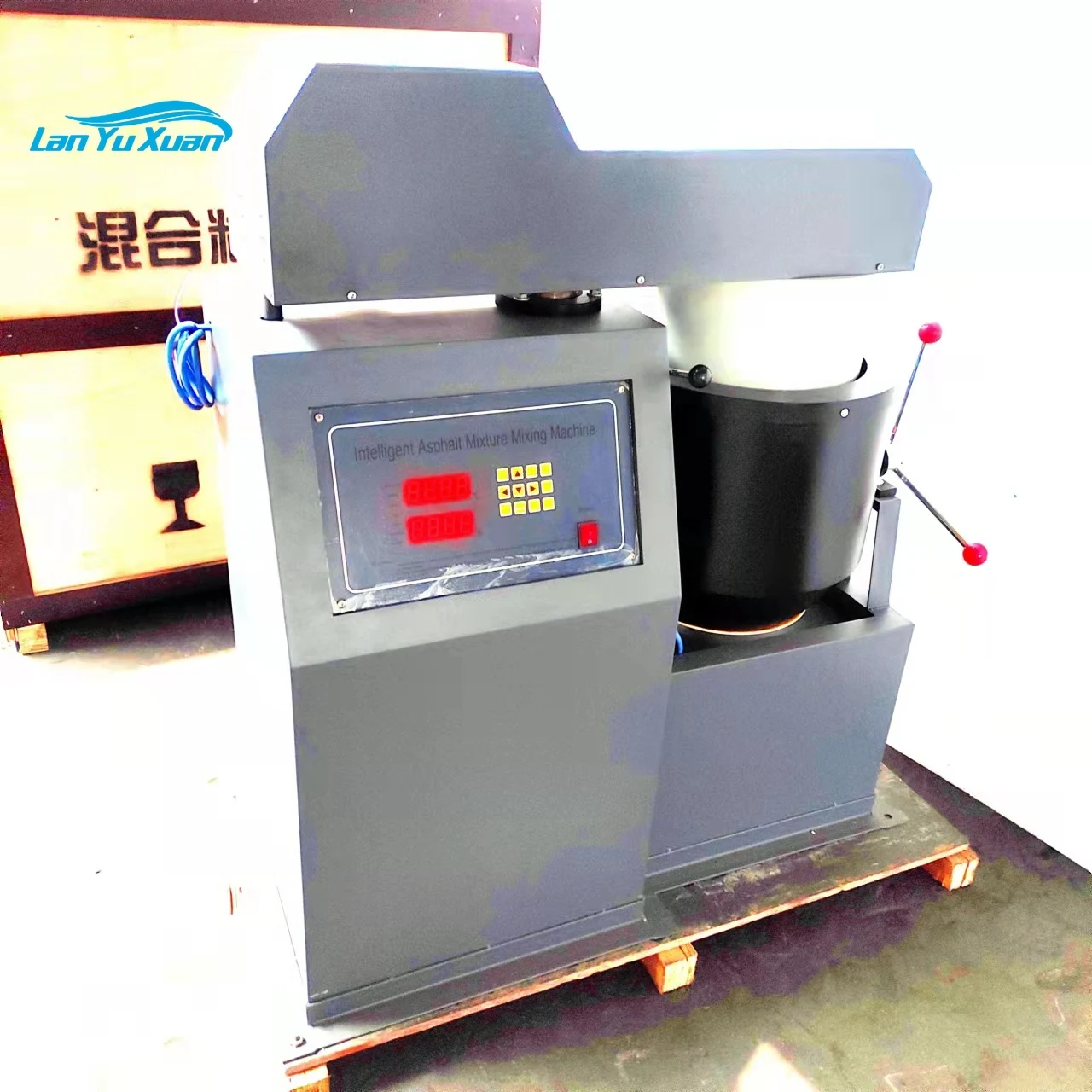 Standard Automatic Laboratory Asphalt Mixture Mixer Horizontal Bitumen  Blender