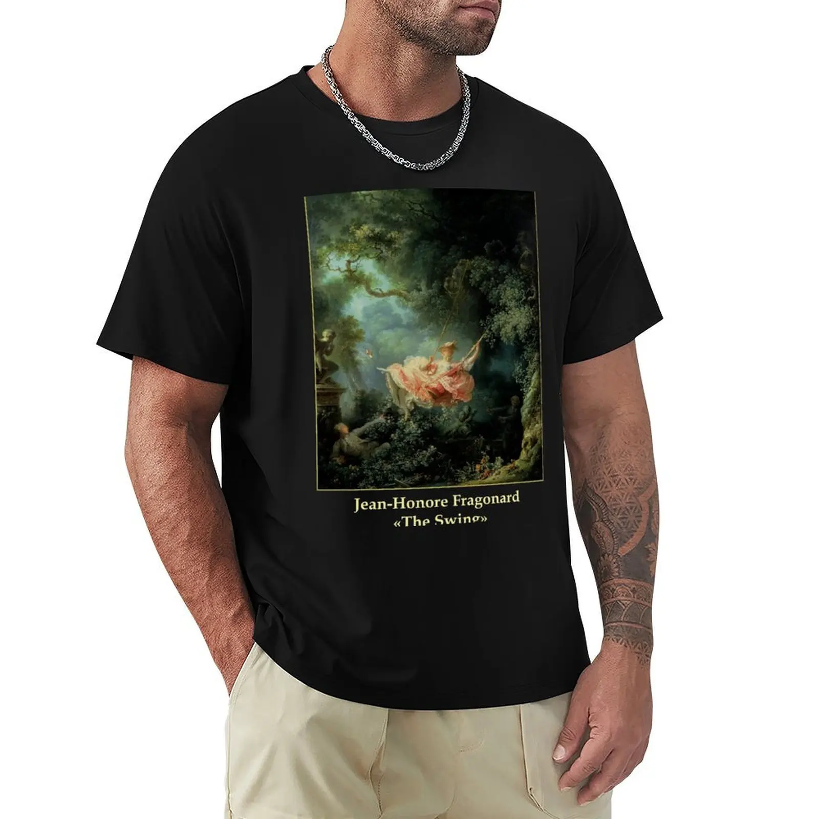 

Classical Art - Fragonard - The Swing T-Shirt Work Utility Short Sleeve Shirt