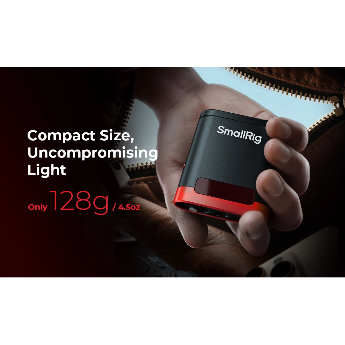 S​mallRig RS20 Mini Speedlite Portable Camera Flash with 2000mAh Battery OLED Screen Pocket-Sized Flash for Mirrorless Camera
