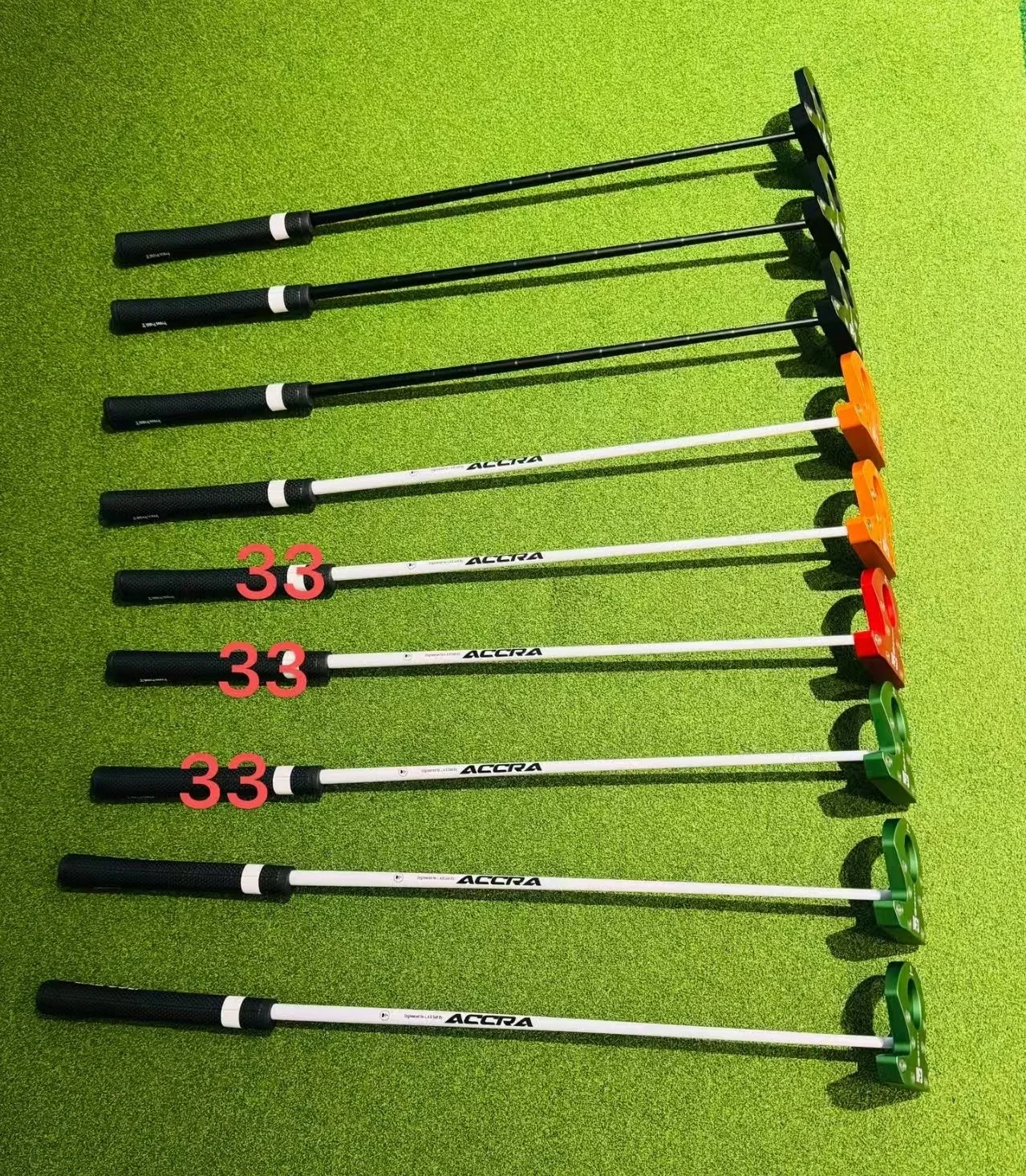 DF3 Zero torque Golf putter  balance putter Accra shaft 33 34 35  black Press Pistol 2 Degree Girp with head cover