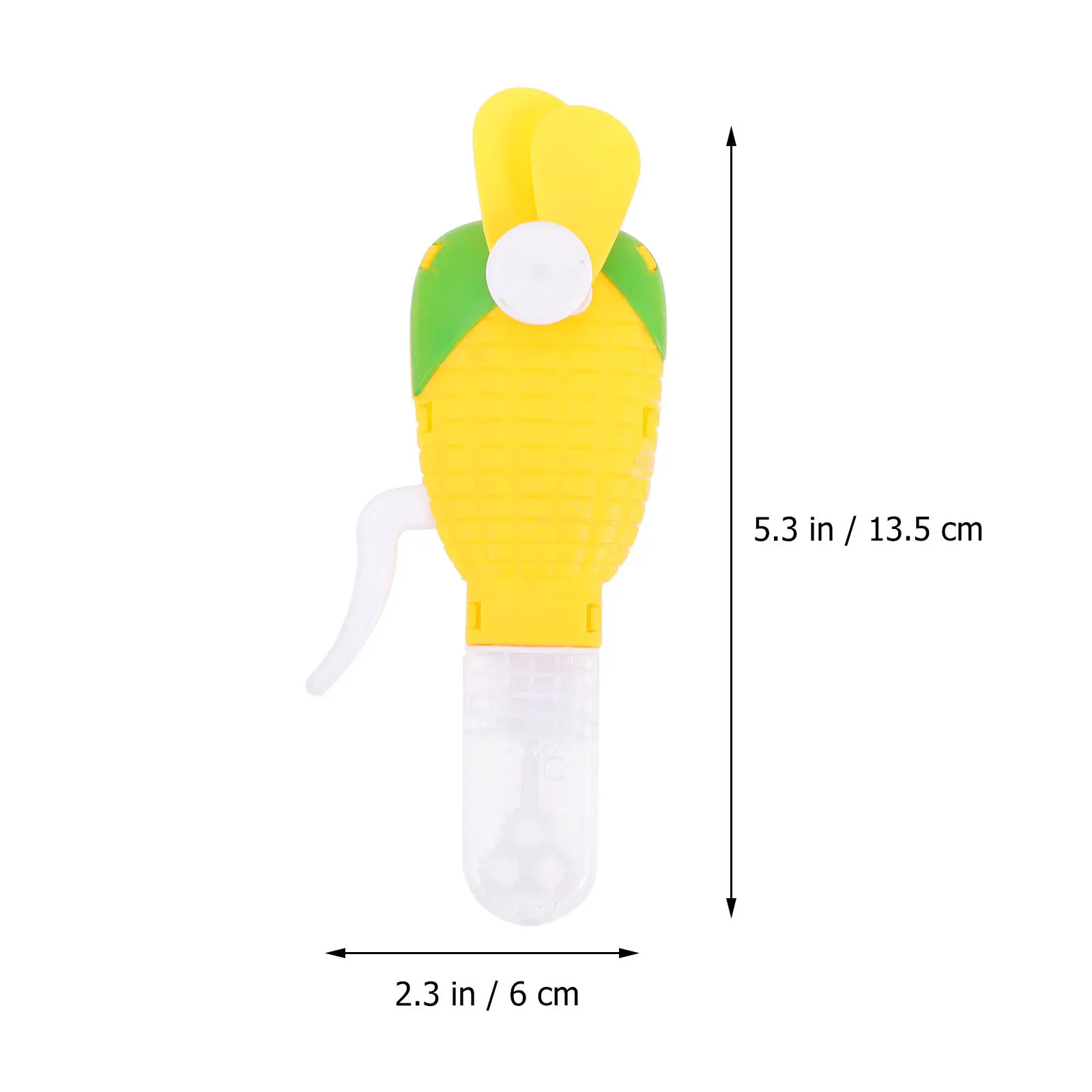 6Pcs Bubble Maker Manual Fans Kids Portable Cooling Fan Cartoon Style Lightweight Compact Outdoor Indoor Handheld