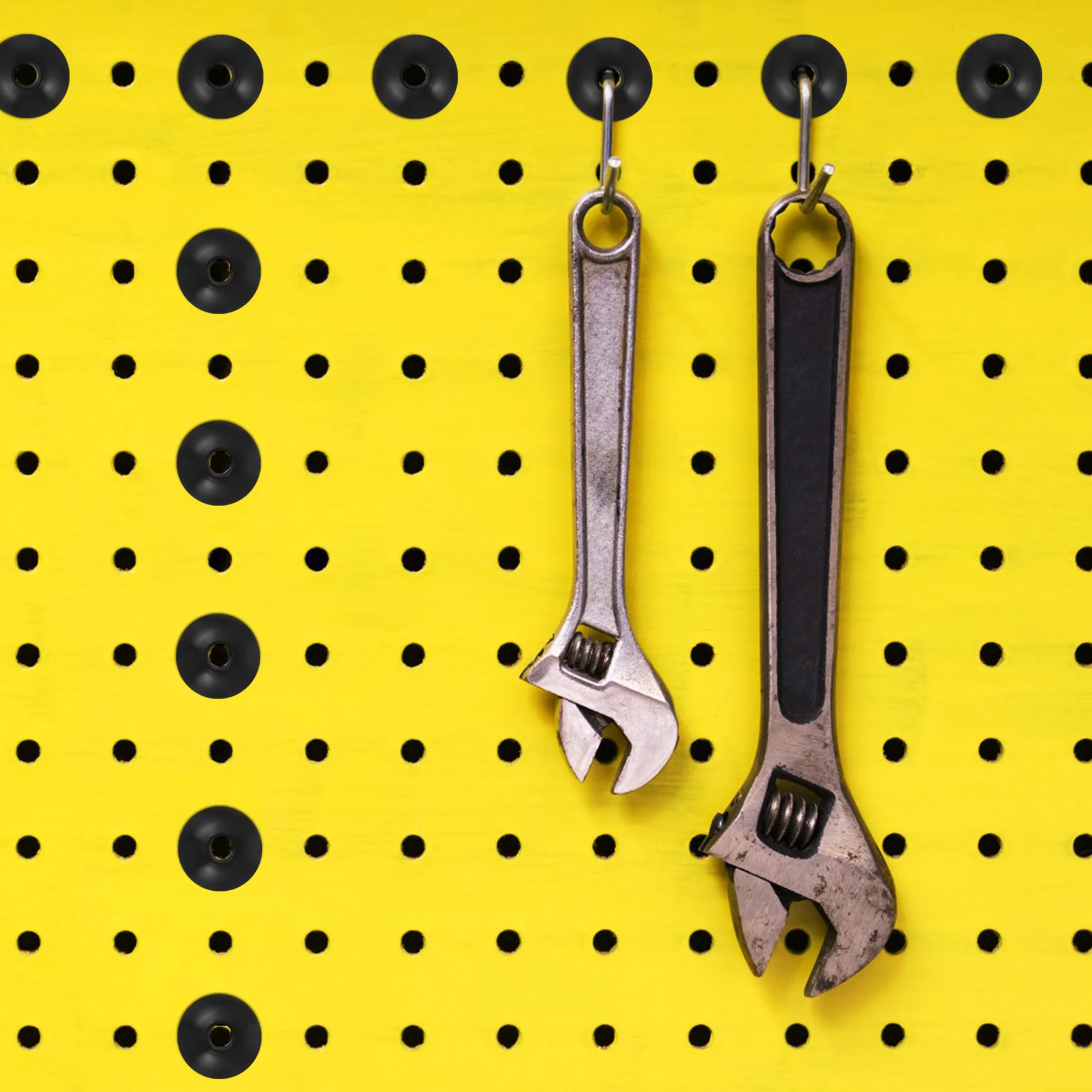 120 قطعة ملحقات Pegboard سدادات سيليكون متينة تصميم ملولب ضيق مناسب خطاف Pegboard التجنيب سدادات خطاف الوتد #4