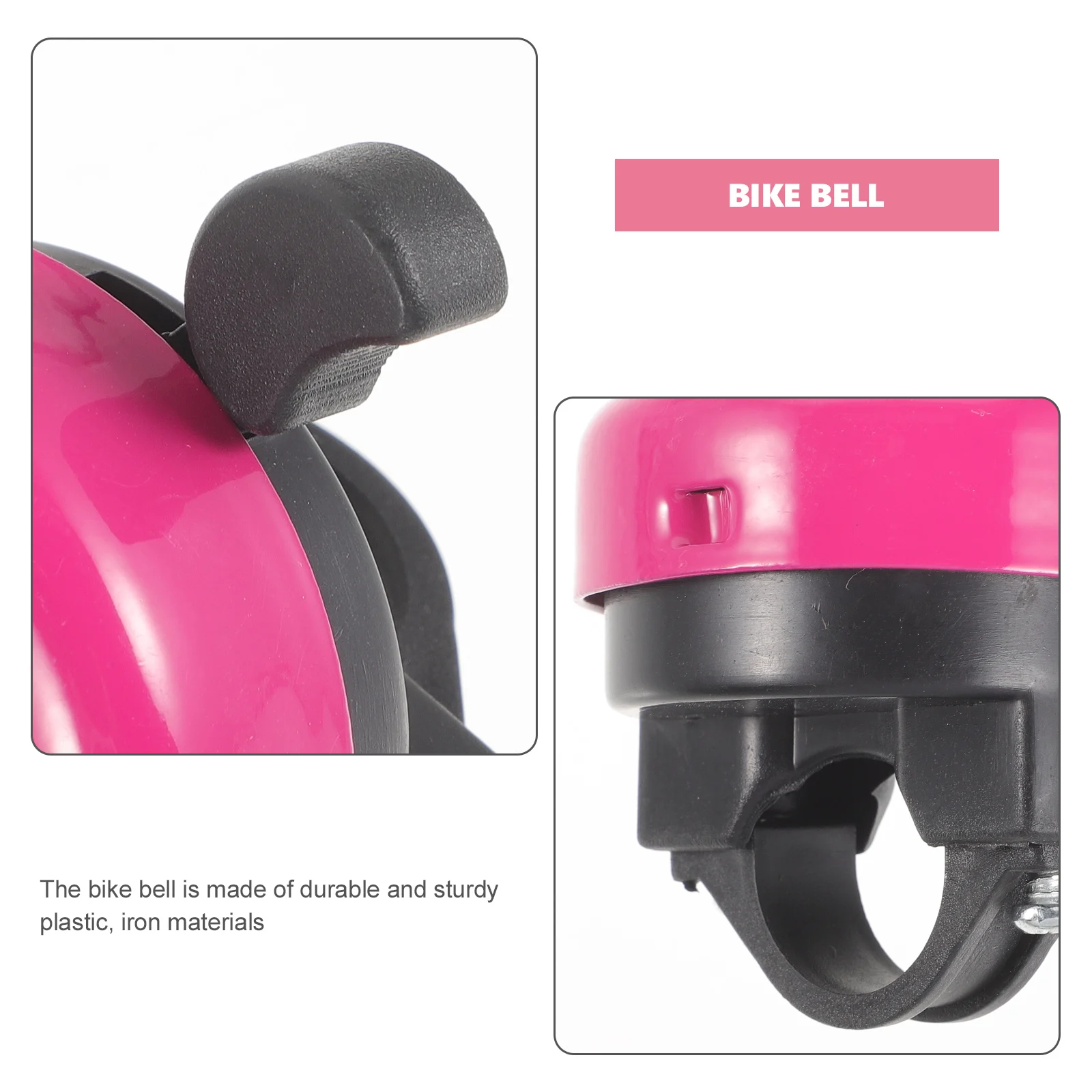 

Cute Cartoon Bike For Children Scooter Bicycle Accessories Loud Ringing Warning Bell Durable Plastic Iron Material Handlebar