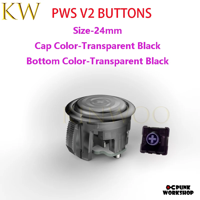 Punk Workshop Original PWS Blaze Botão Com Microinterruptor Mudo