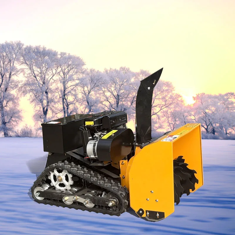 High-Efficiency Multi-Functional 4-Stroke 224CC Industrial Snow Thrower Lawn Mower with Global Snow Removal Capability view 6