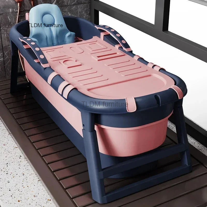 

Adult Foldable Bathtub Simple Portable Bathtubs Full Body Adult Large Bathtub Household Children's Bath Bidet Artifact Thickened