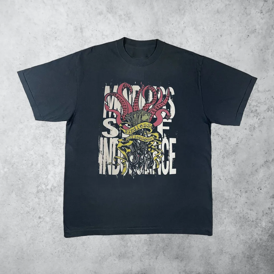 تي شيرت قطني MSI Mindless Self Indulgence Tour مقاس كامل S 5XL BE2661