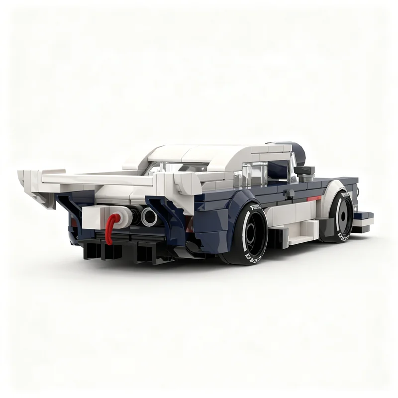 335pcs MOC City Champions GAZ Chaika Drag Edition Model Building Blocks Construction Toys Christmas Gifts Brick Birthday