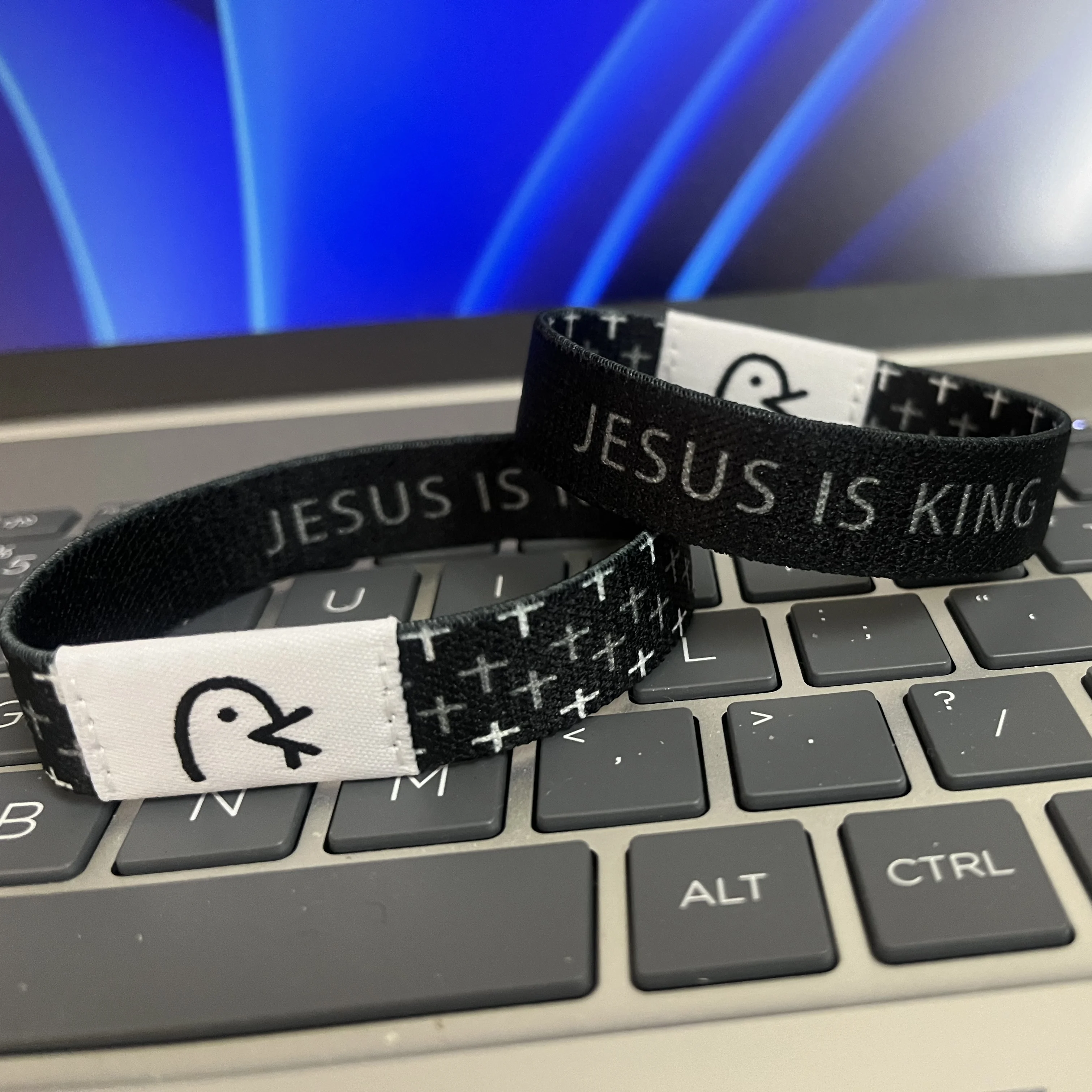 Sunnydeer Braccialetti con versetti biblici Bibbia quotidiana Bracciale con versetti biblici giornalieri cristiani con braccialetti NFC WWJD Bracciale cristiano