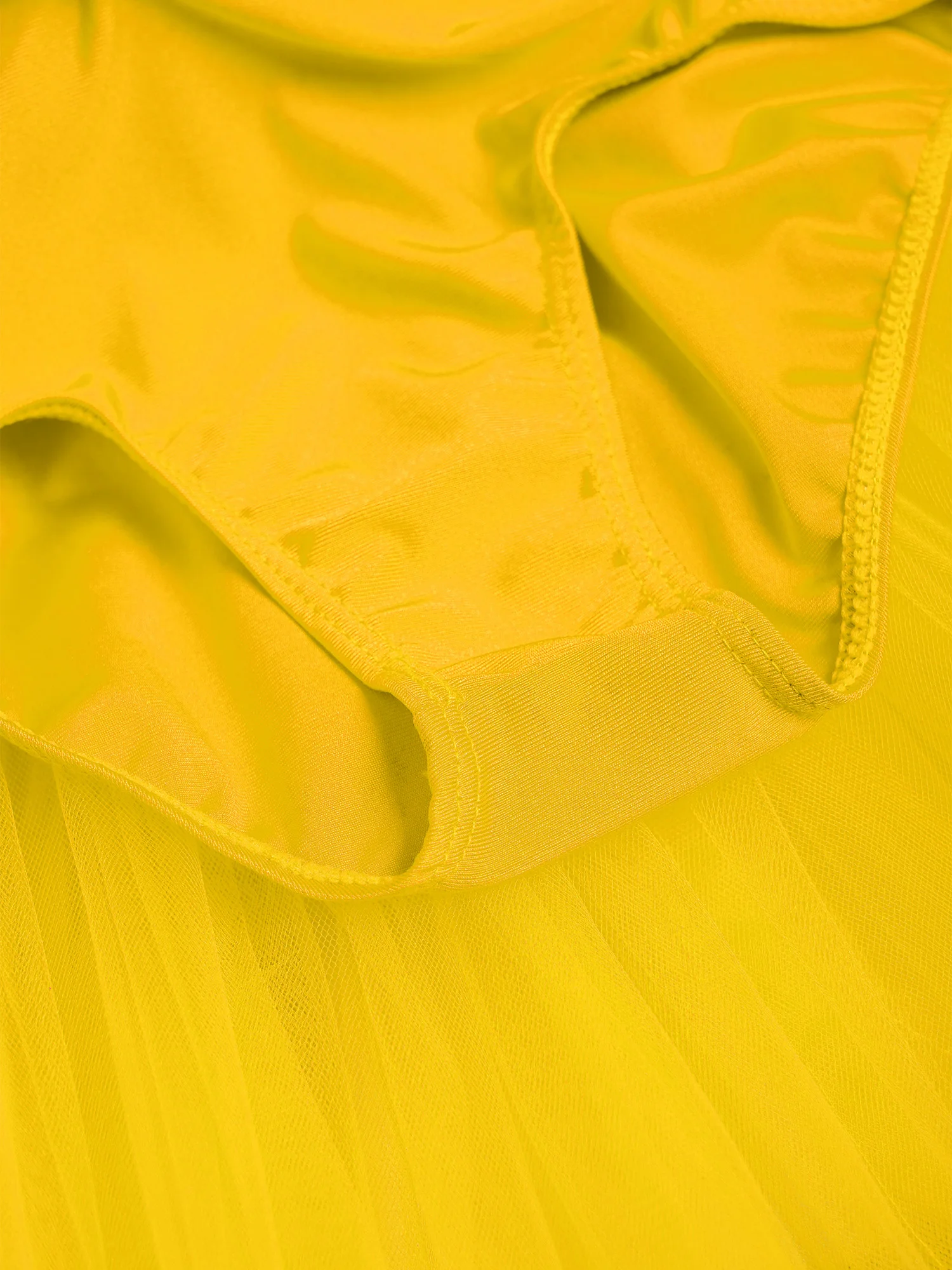 Ballett-Tanzkleid für Kinder, Mädchen, Puffärmel, glänzende Pailletten, Farbblock, Punkte, Tutu-Kleider, Bühnenaufführung, Tanzbekleidung, Kostüm