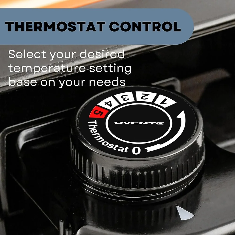 전기 실내 그릴 1200W 붙지 않는 조리 표면 15x10 인치 조절 가능한 온도 탈착식 부품 빠른 가열 간편한 청소