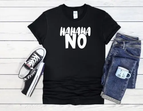 HaHaHa No Sarcastic Men Women Jute Bag Unisex Hoodie Baseball T Shirt Top 3548