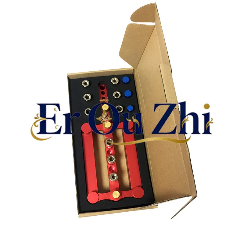 Woodworking Straight Hole Positioner, Log Tenon Punch DIY Woodworking Drilling Tool