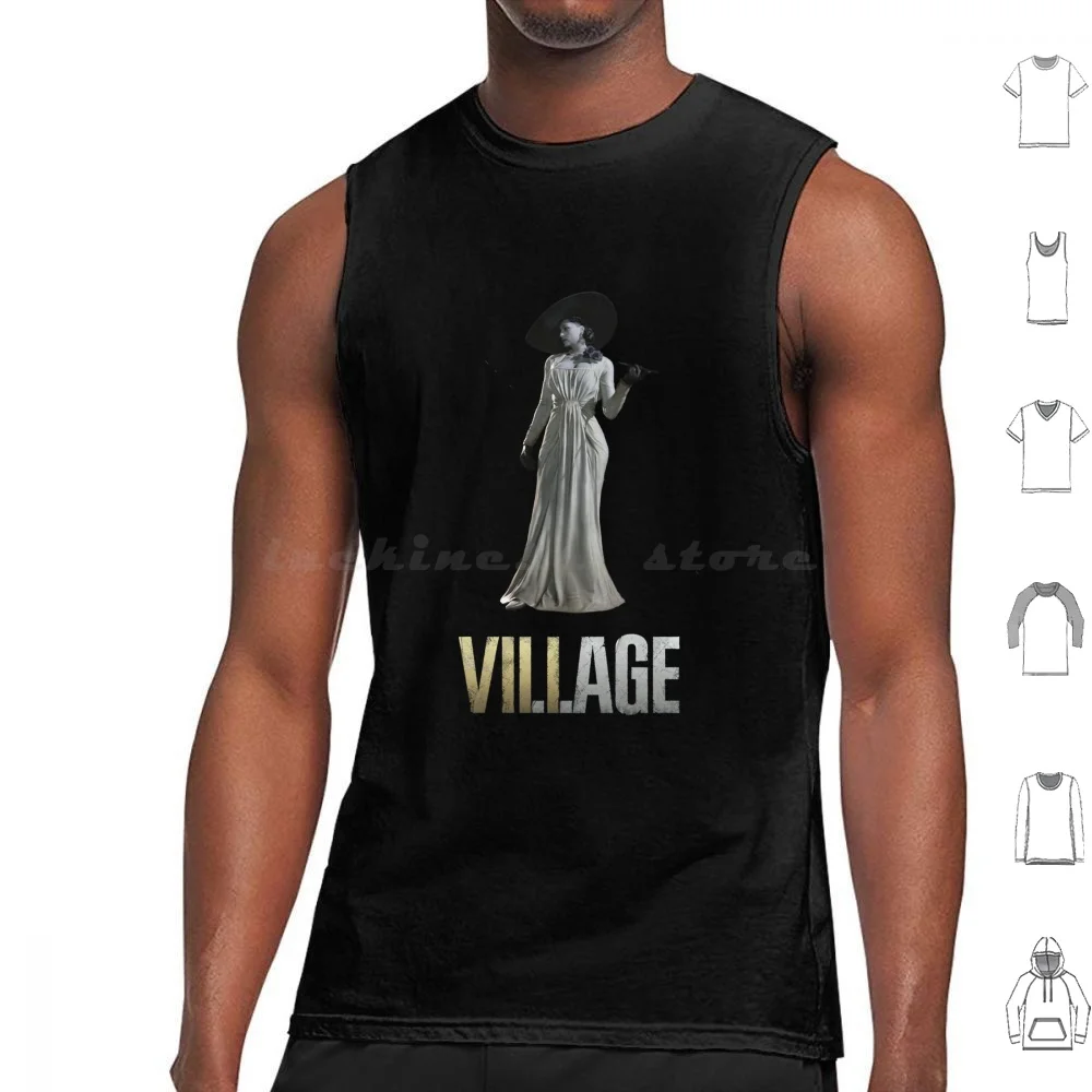 Most Important Lady Dimitrescu Cool Graphic Gifts Tank Tops Vest Sleeveless Most Important Lady Dimitrescu Cool Graphic Lady