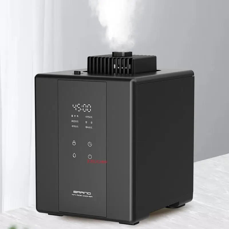 120V 2024 New Customized Smart Air Humidifier Mini Fan Uv 4l 3 In 1 Mist Warm Heating Steamer Humidifier for Office