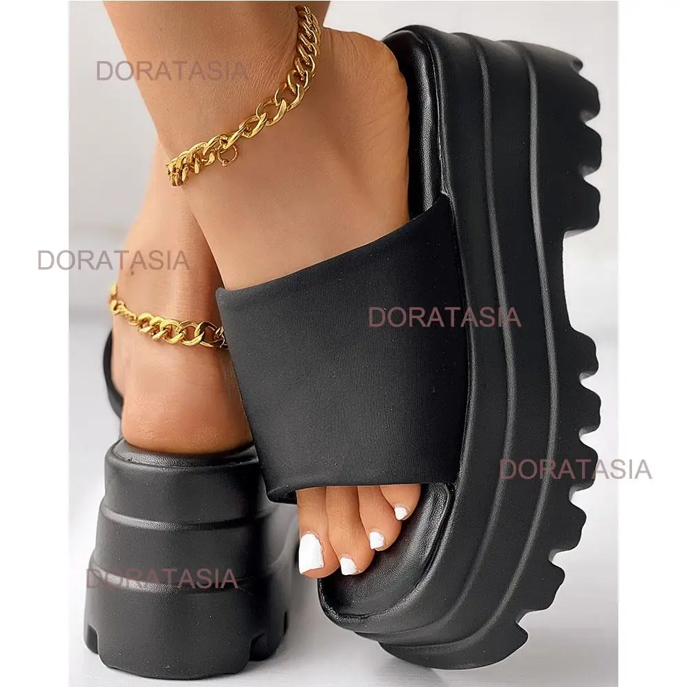 DORATASIA 2023 nowych przypadkowych kobiet Gladiator buty grubym dnem platformy klapki damskie rzym moda wygodne letnie wysokiej jakości buty