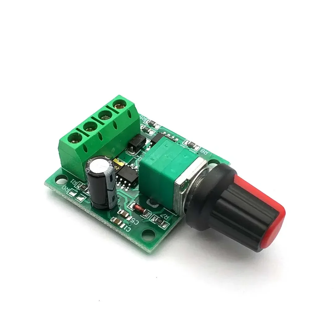 DC 1,8 В 3 В 5 В 6 В 12 В 2A ШИМ-регулятор скорости двигателя Низковольтный регулятор скорости двигателя ШИМ 0 ~ 100% Регулируемый модуль привода
