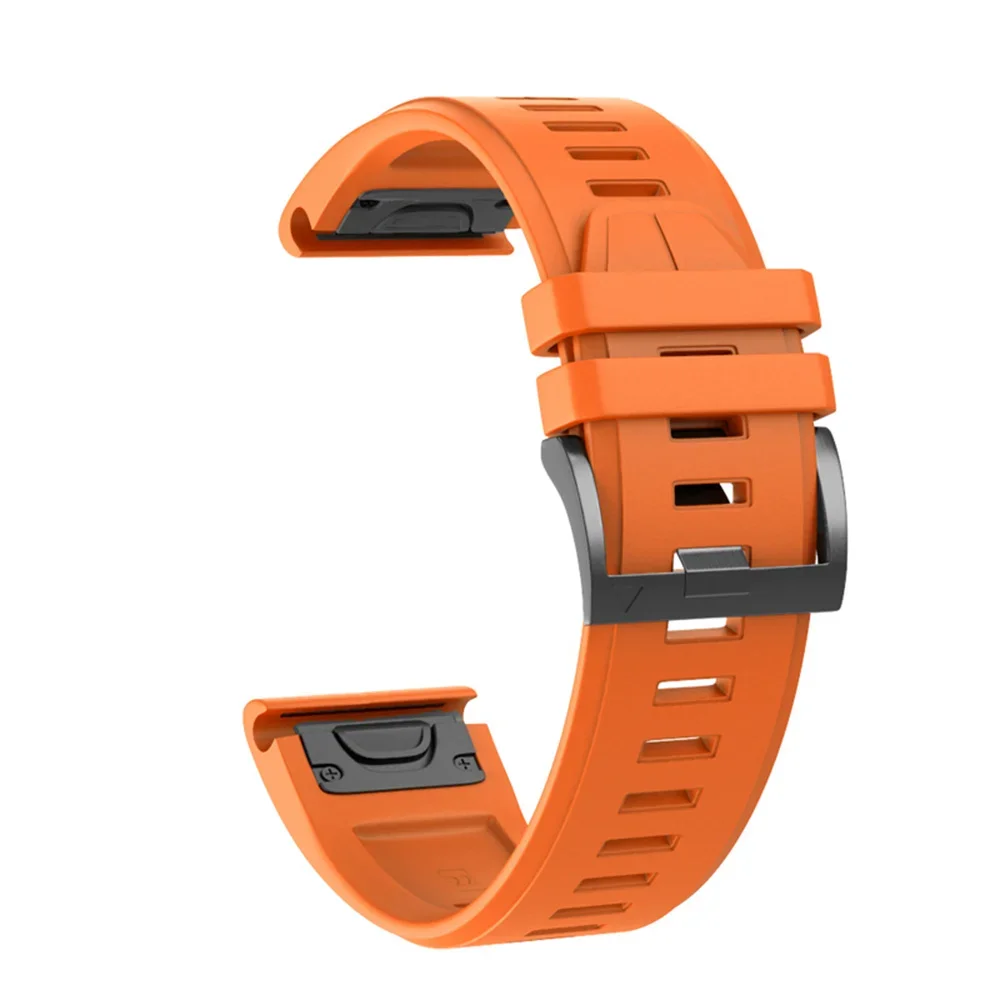 Sport siliconen band voor Garmin Fenix 8 Pro 47 mm 51 mm E 7 7X/Epix Pro/6 6X/Enduro 3 Zachte armband 22/26 mm Quickfit officiële band