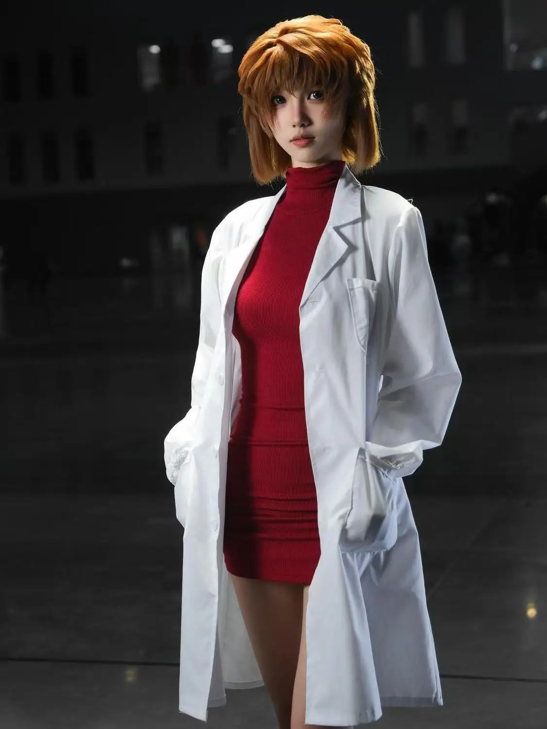 

Haibara Ai Sherry Miyano Shiho Cosplay Outfit Top Dress Anime Cos Costume