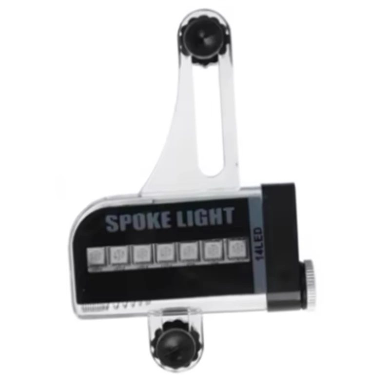 N15R-14 RGB LED Bike Wheel Spoke Light Bicycle Warning Lights Waterproof LED Neon Bike Tyre Light Bicycle Rim Decor