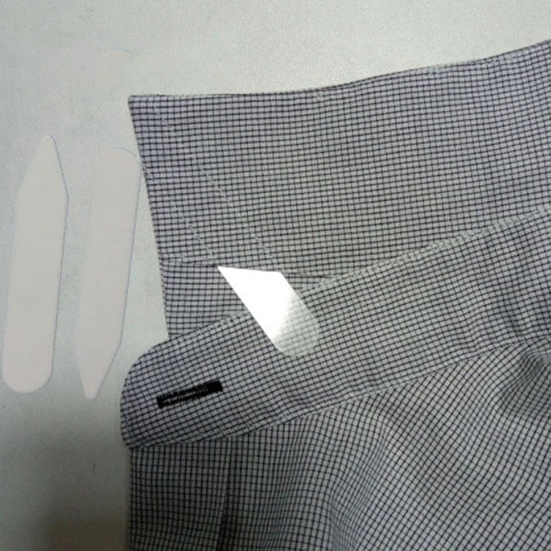 200Pcs Plastic Collar Stiffeners Set for Dress Shirt Collar Stays Bones - Maintains Shirt Collar Shape