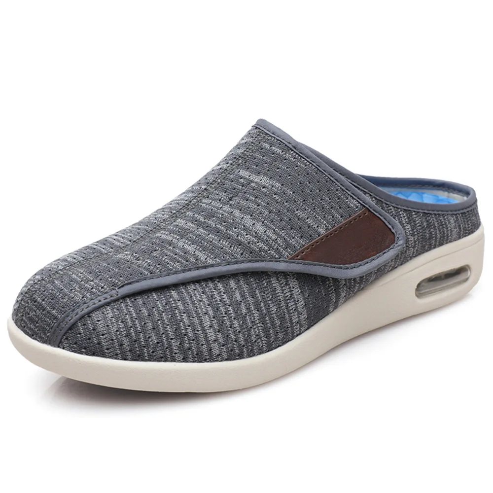 

VIP Unisex Casual Walking shoes women slip on Flat Shoes Breathable Soft Shock-absorbing lazy shoes Plus Size