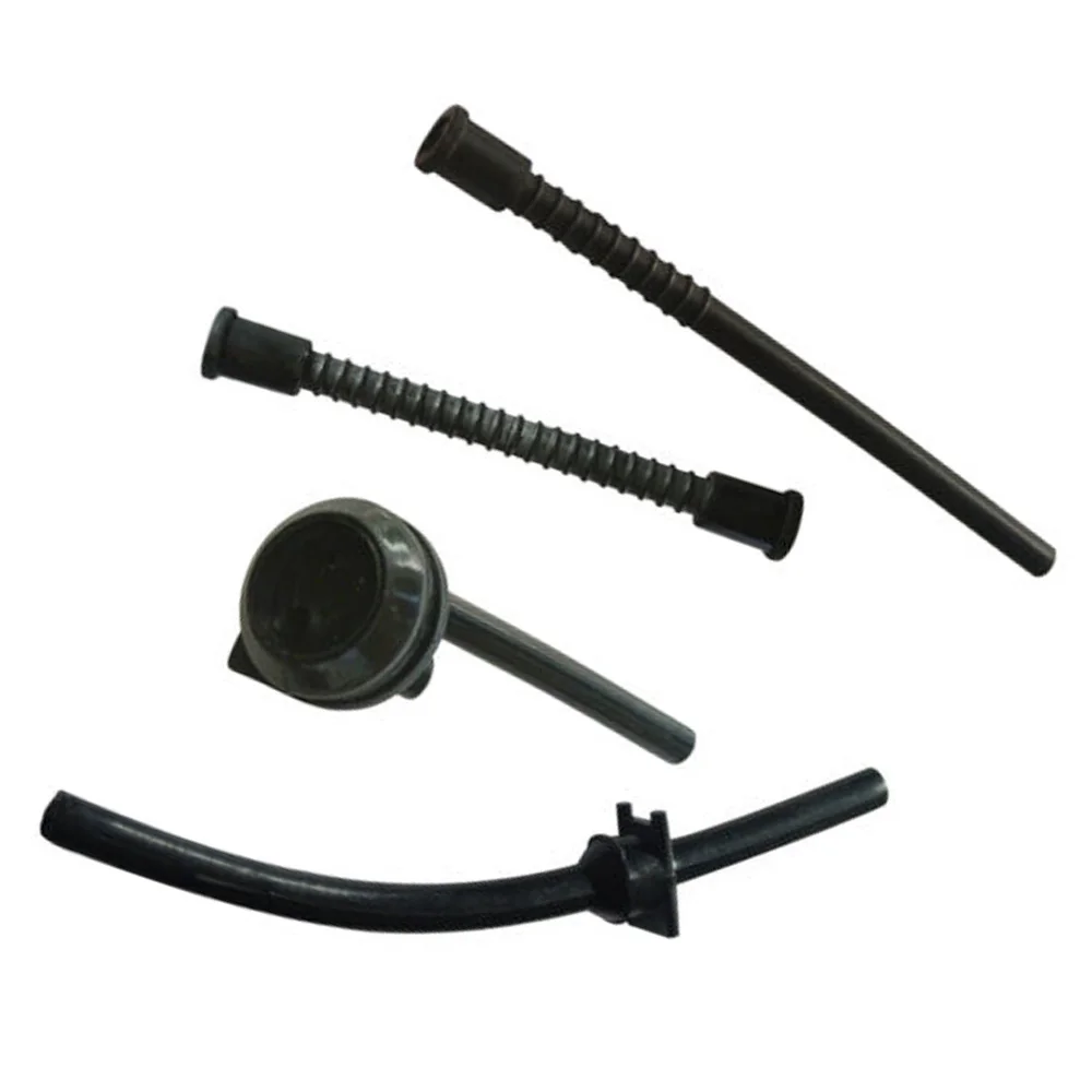 For Chinese 2500 25cc Fuel Pipe Tube Chainsaw 4pcs Set Kit Replacement Tool Replaces Oil Seat Intake Accessory